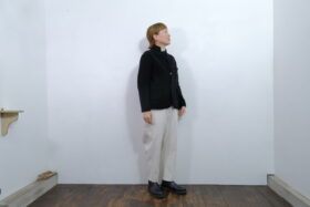 No.7804 WOOL FELT KNIT JACKET balck XL 11-1月 5