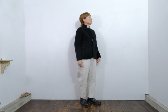 No.7804 WOOL FELT KNIT JACKET balck XL 11-1月 5