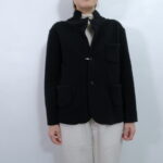 No.7804 WOOL FELT KNIT JACKET balck XL 11-1月