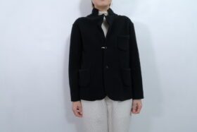 No.7804 WOOL FELT KNIT JACKET balck XL 11-1月 1