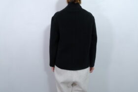 No.7804 WOOL FELT KNIT JACKET balck XL 11-1月 3