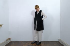 No.7815 MOHAIR LOOP KNIT VEST black 11-1月 6
