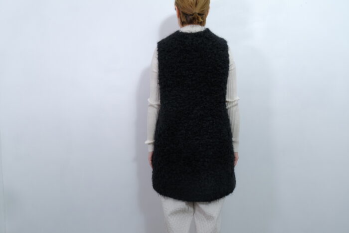No.7815 MOHAIR LOOP KNIT VEST black 11-1月 3
