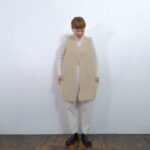 No.7815 MOHAIR LOOP KNIT VEST natural 11-1月