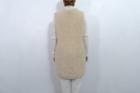No.7815 MOHAIR LOOP KNIT VEST natural 11-1月 4