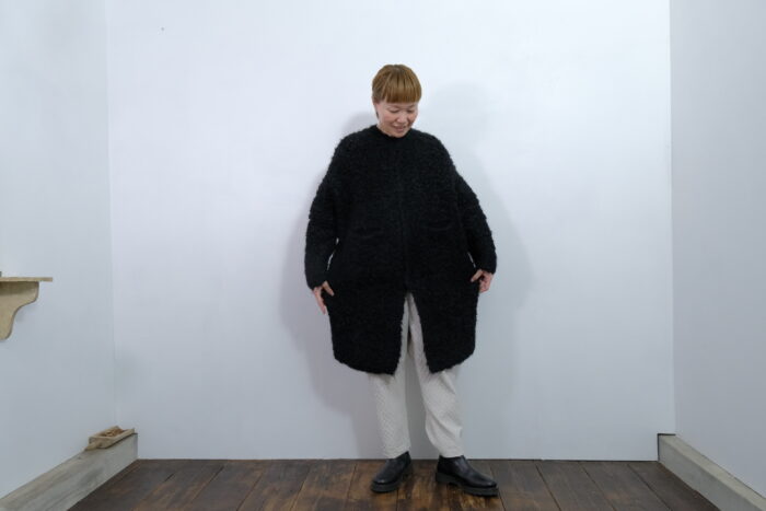 No.7816 MOHAIR LOOP KNIT COAT black 11-1月 6