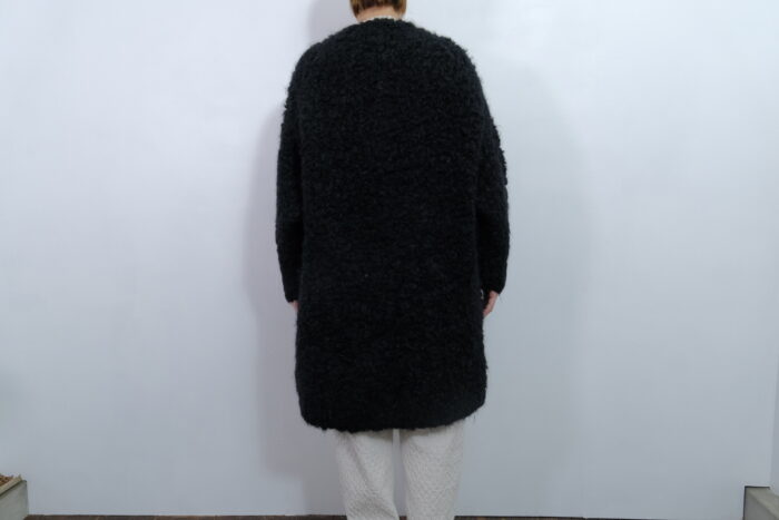 No.7816 MOHAIR LOOP KNIT COAT black 11-1月 3