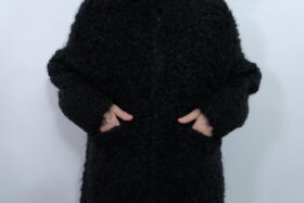 No.7816 MOHAIR LOOP KNIT COAT black 11-1月 4