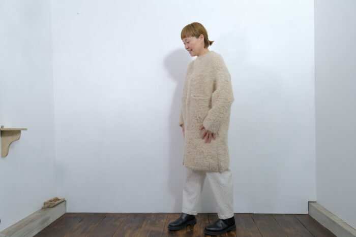 No.7816 MOHAIR LOOP KNIT COAT natural 11-1月 6
