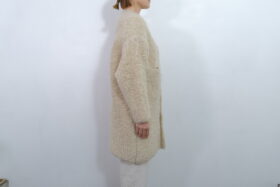 No.7816 MOHAIR LOOP KNIT COAT natural 11-1月 2