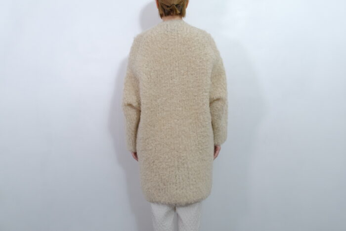 No.7816 MOHAIR LOOP KNIT COAT natural 11-1月 3