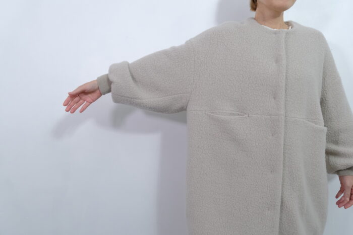 No.7864 SHEEP BOA SEAM POCKET COAT  1-3月 4