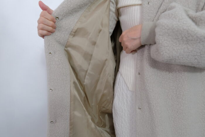 No.7864 SHEEP BOA SEAM POCKET COAT  1-3月 5