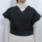 No.7932  MATELASSE SCALLOPED BLOUSE  2-4月