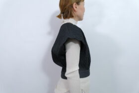 No.7932  MATELASSE SCALLOPED BLOUSE  2-4月 2