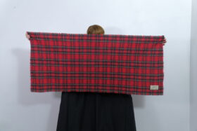 No.7845  WOOL TARTAN CHECK MUFFLER  Royal Stewart  1-3月 3