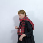 No.7845  WOOL TARTAN CHECK MUFFLER  Royal Stewart  1-3月