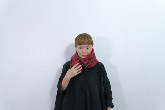 No.7845  WOOL TARTAN CHECK MUFFLER  Royal Stewart  1-3月 2