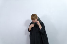 No.7845  WOOL TARTAN CHECK MUFFLER Brown Stewart 1-3月 1