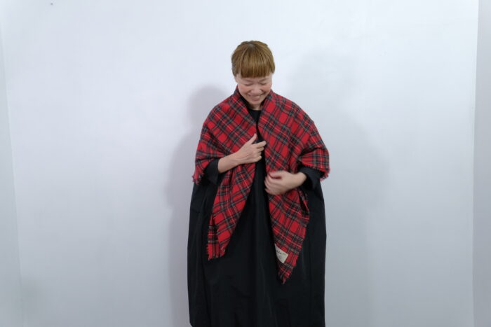 No.7844  WOOL TARTAN CHECK BLANKET  Royal Stewart  1-3月 1