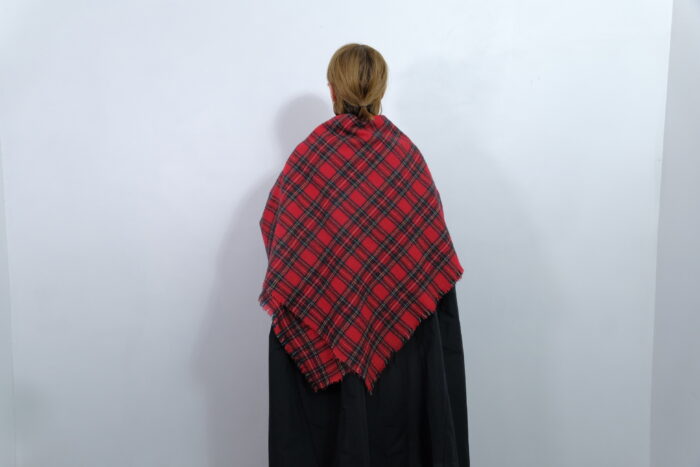 No.7844  WOOL TARTAN CHECK BLANKET  Royal Stewart  1-3月 2