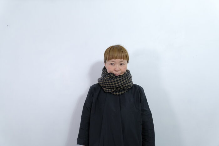 No.7849  CHECK MUFFLER Khaki Brown 1-3月 2