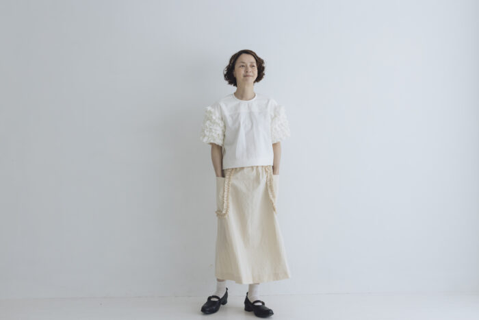 H.C.C FRILL SLEEVE BLOUSE white 5