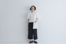 GARMENT DYE BALLOON SLEEVE BLOUSE white 5