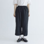 GARMENT DYE GUM PANTS balck
