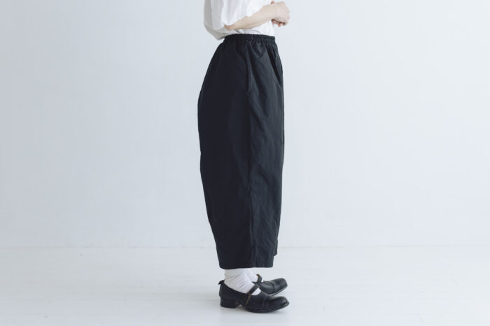 GARMENT DYE GUM PANTS balck 2