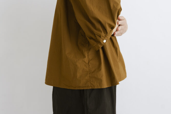 G.D T BIG BALLOON SLEEVE BLOUSE brown 5
