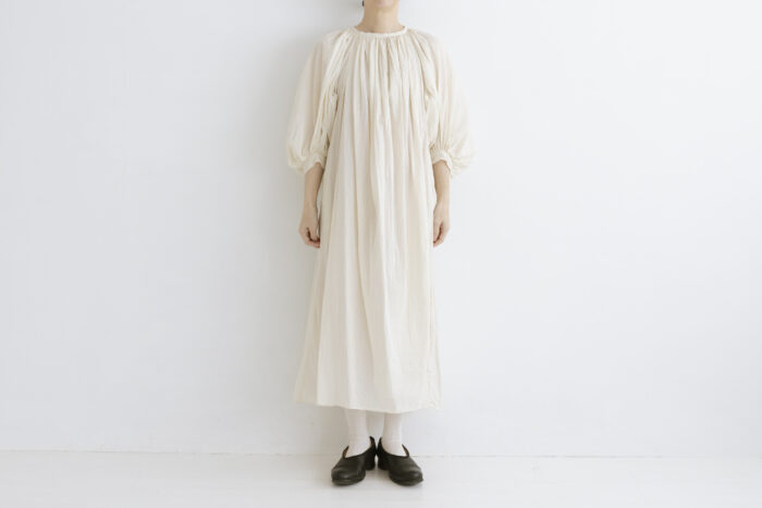 GARMENT DYE LAWN SMOCK DRESS 1