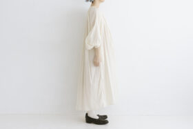 GARMENT DYE LAWN SMOCK DRESS 2