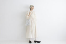 GARMENT DYE LAWN SMOCK DRESS 5