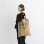 OMT PRINT BAG dark beige
