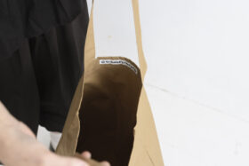 OMT PRINT BAG dark beige 4