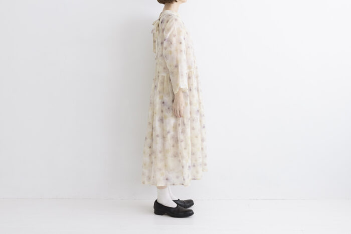 調和：押し花のワンピース smoky pink 2