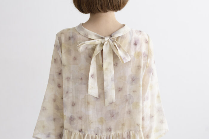 調和：押し花のワンピース smoky pink 5