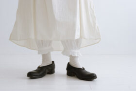 GARMENT DYE LAWN PETTICOAT PANTS white 6