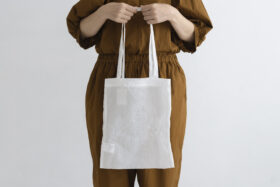 C.O LION EMBLEM PATTERN TOTE BAG 2