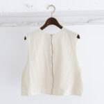 GARMENT DYE LAWN SHIRRING VEST