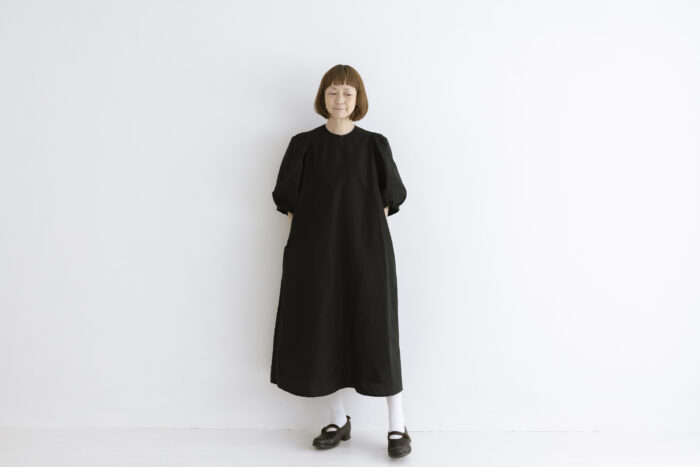 C/PE.T BIG BALLOON SLEEVE DRESS 6