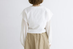 SCALLOPED CACHECOEUR BLOUSE 3