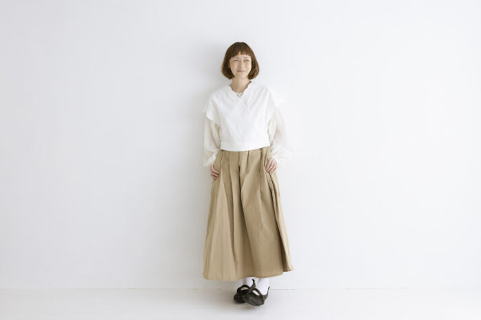 SCALLOPED CACHECOEUR BLOUSE 6