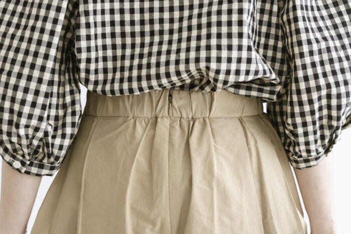 C/PE.T TUCK LONG SKIRT beige 4