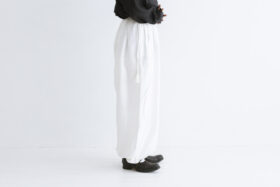 BN 2553 Tuck Gather Ballon PantsPants white 2