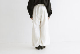 BN 2553 Tuck Gather Ballon PantsPants white 3