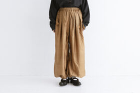 BN 2553 Tuck Gather Ballon PantsPants brown 1