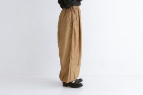 BN 2553 Tuck Gather Ballon PantsPants brown 2