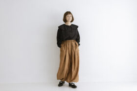 BN 2553 Tuck Gather Ballon PantsPants brown 6